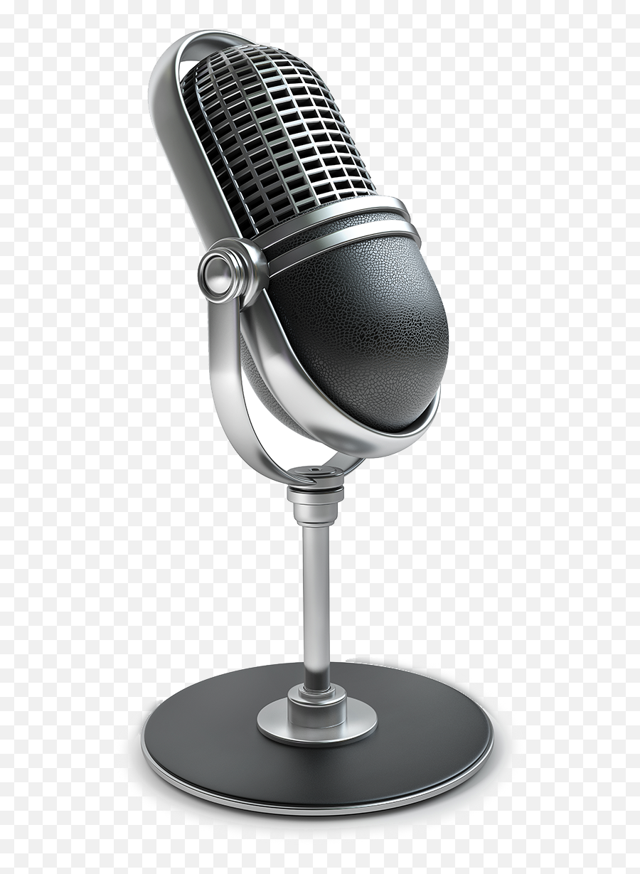 Download On Air Microphone - Full Size Png Image Pngkit Emoji,Microphone Silhouette Png