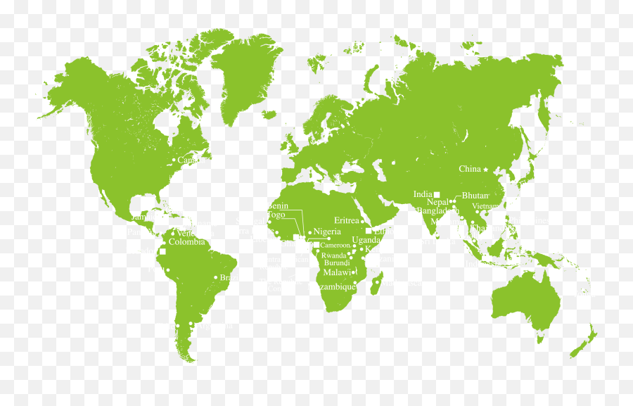 English Transparent Map 45 Countries - Inbar Emoji,World Map Transparent