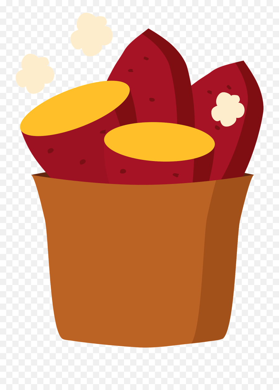 Baked Sweet Potato Clipart - Png Download Full Size Emoji,Yam Png