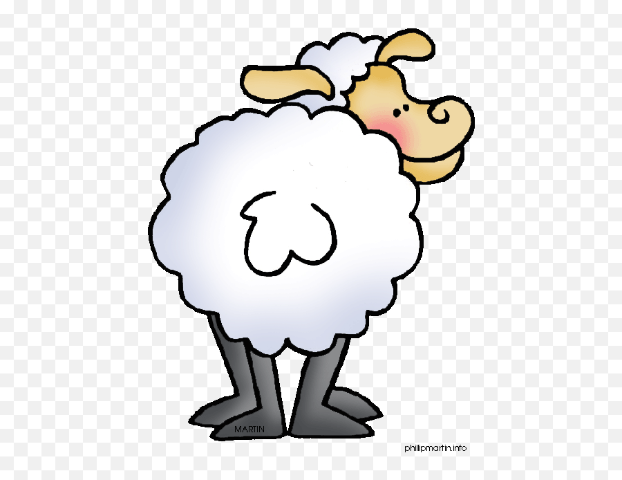 Philip Martin Sheep Clipart - Clip Art Library Emoji,Cute Sheep Clipart