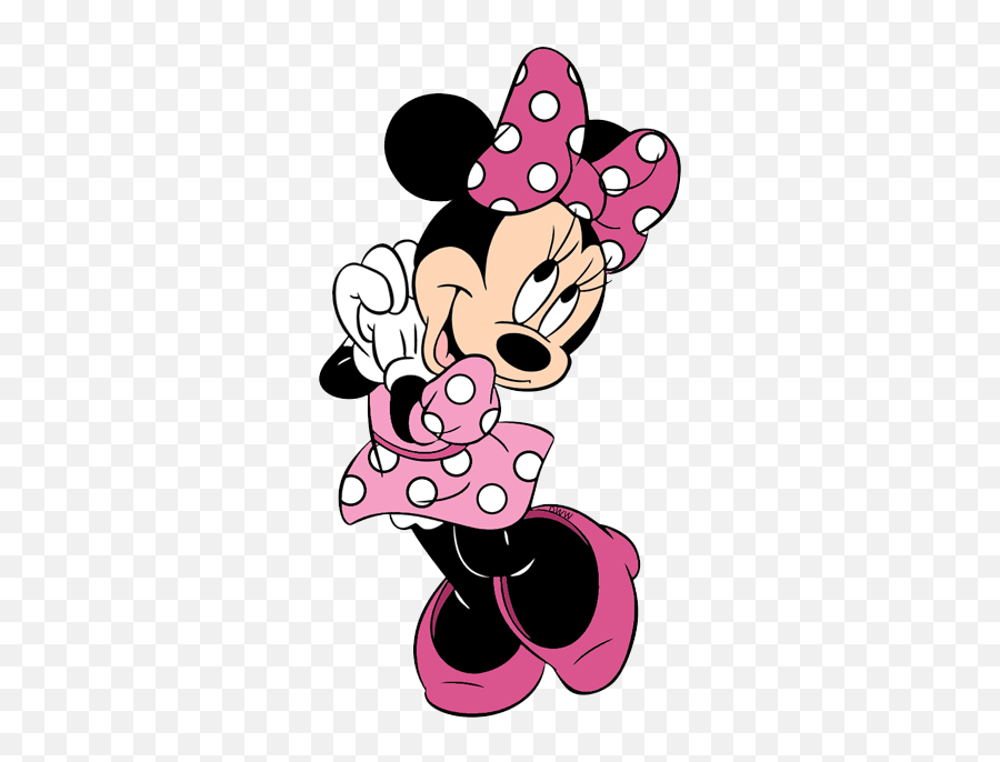 Pink Minnie Mouse Clipart Transparent - Background Minnie Mouse Red Black Emoji,Mouse Clipart