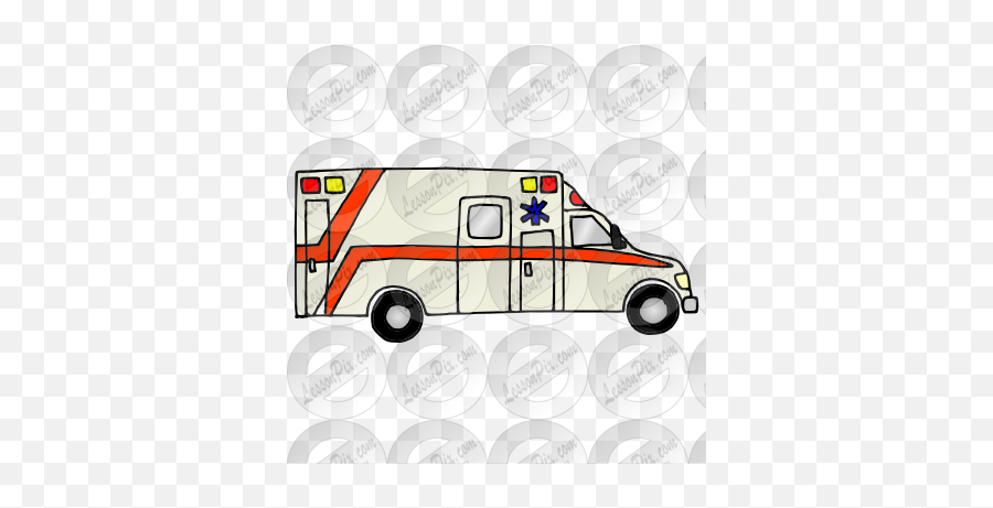 Ambulance Picture For Classroom - Commercial Vehicle Emoji,Ambulance Clipart