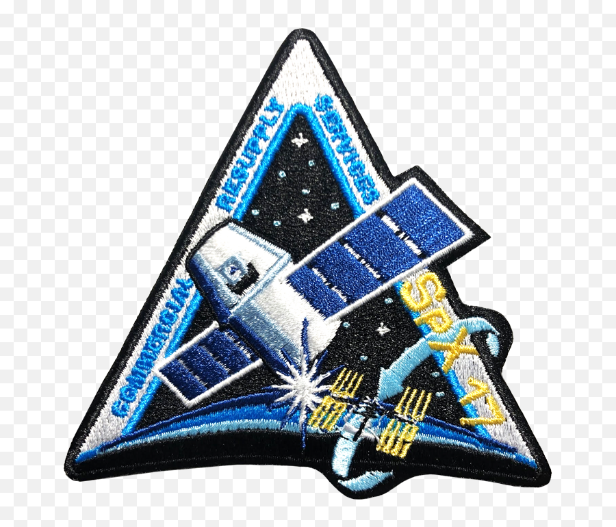 Crs Spacex 17 - Crs 17 Patch Emoji,Spacex Logo