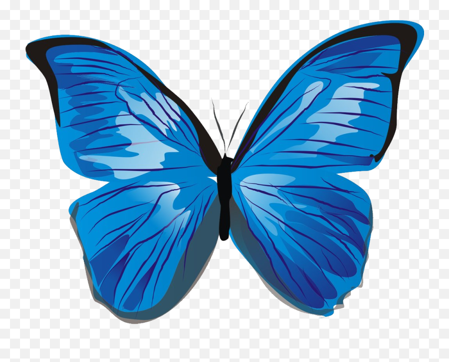 Butterfly Png Image Free Picture - Blue Butterfly Clipart Emoji,Butterfly Png