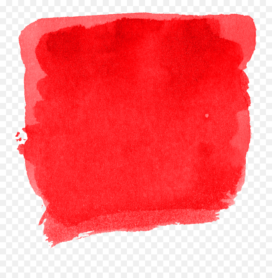 6 Red Watercolor Brush Stroke Square - Square Watercolor Brush Stroke Png Emoji,Red Square Png
