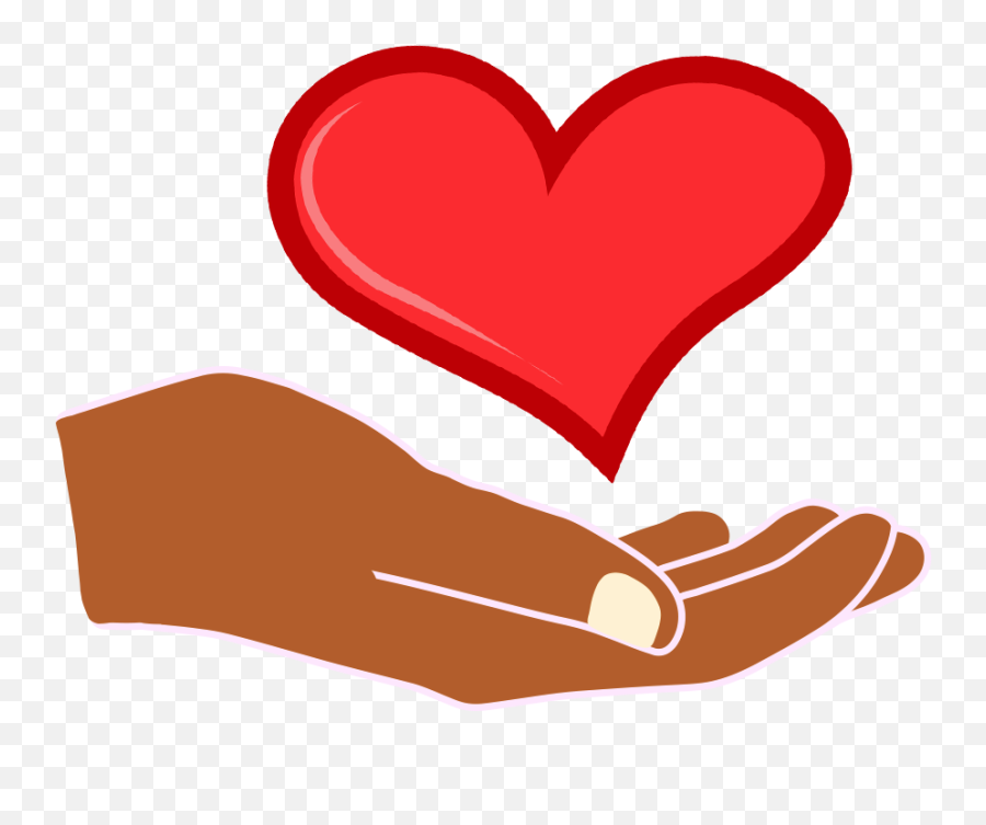 Heart On Hand Png Transparent Without Ba 647894 - Png Transparent Heart In Hands Emoji,Hand Transparent Background