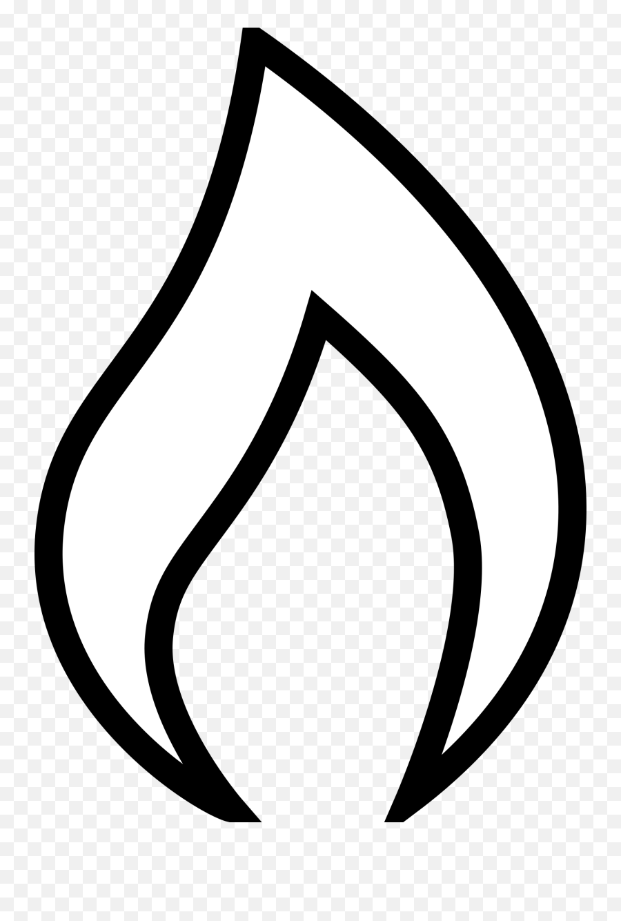 Flame - Candle Flame Clipart Black And White Emoji,Flame Clipart