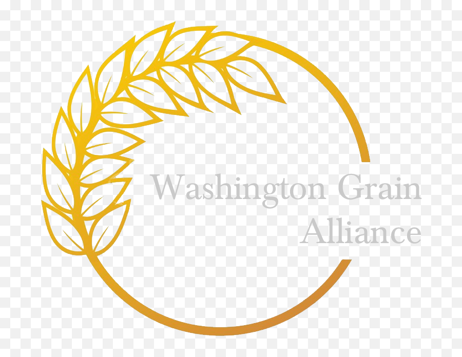 Download Hd Washington Grain Alliance - Logo With Wheat Design Emoji,Grain Png