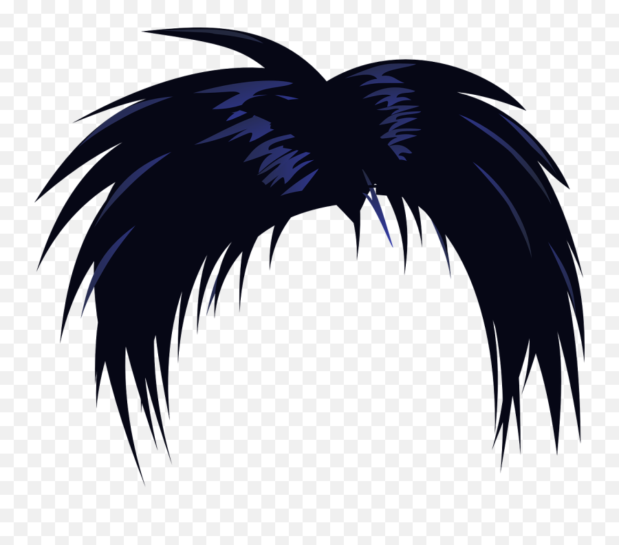 Anime Hair Png Transparent Png Image - Anime Boy Hair Png Emoji,Anime Hair Transparent