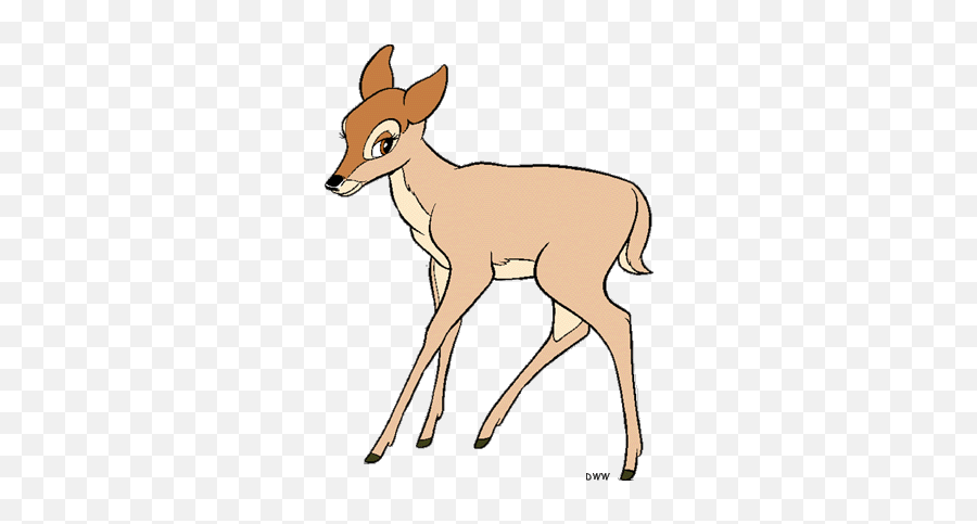 Bambi And Faline Clip Art - Disney Bambi Faline Emoji,Adult Clipart