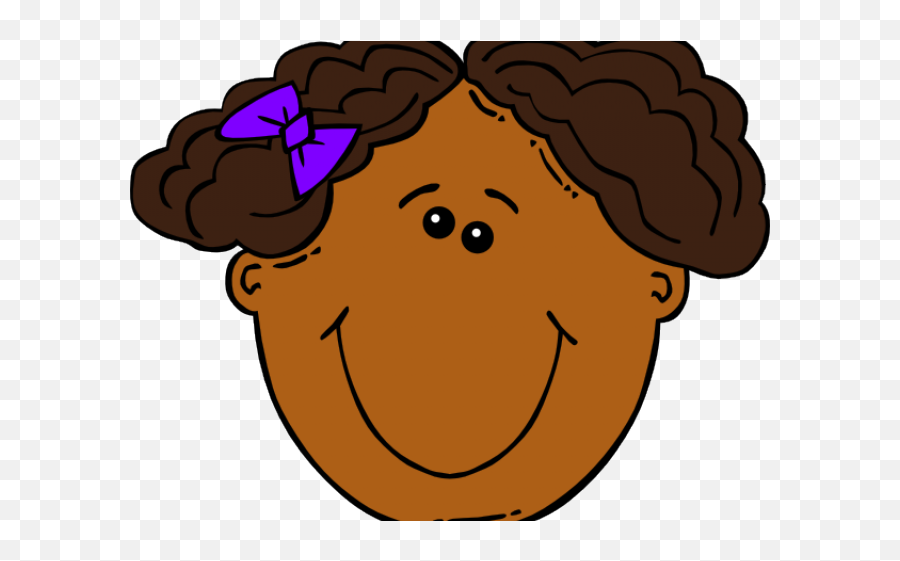 Girl Face Cartoon Clipart - Girl Clip Art Faces Emoji,Faces Clipart