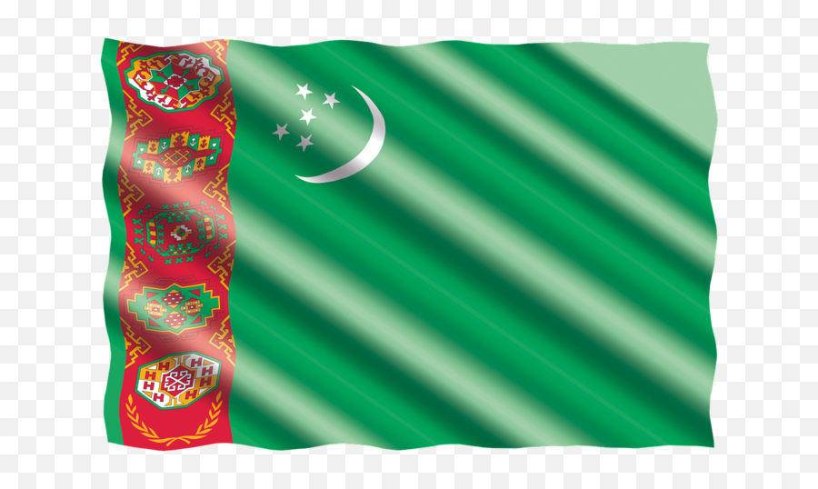 Flags Of The World Turkmenistan Flag Meaning - Aruba Flag Png Emoji,Korean Flag Png