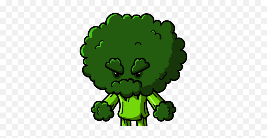 Broccoli Clipart Talking Broccoli - Fictional Character Emoji,Talking Clipart
