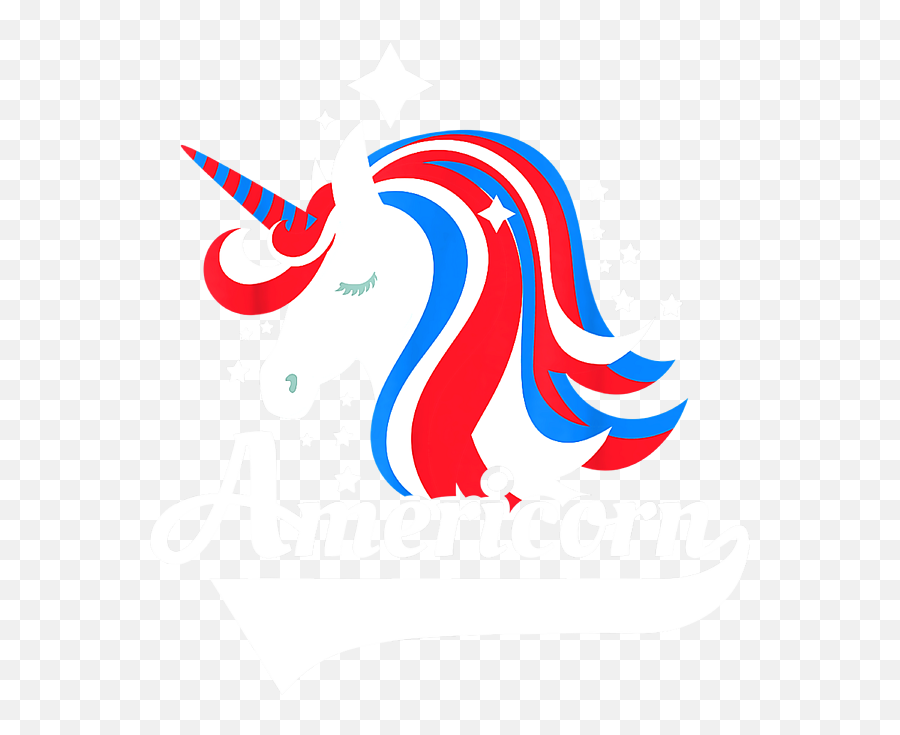 Americorn American Flag Unicorn Patriotic America July 4th Emoji,America Flag Png