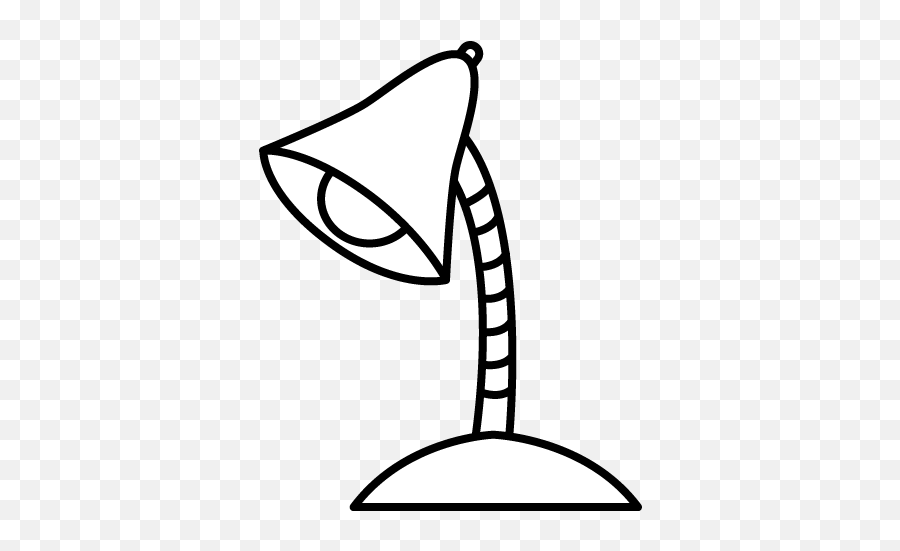 Library Of White Lamp Svg Black And - Clip Art Black And White Lamp Emoji,Lamp Clipart