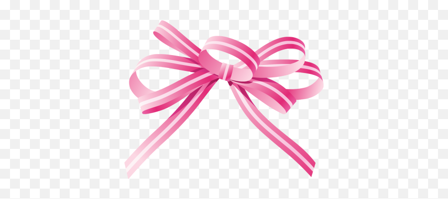 Pink Bow Png Clipart Pink Ribbon And Bow - Vector Full Emoji,Pink Bow Png