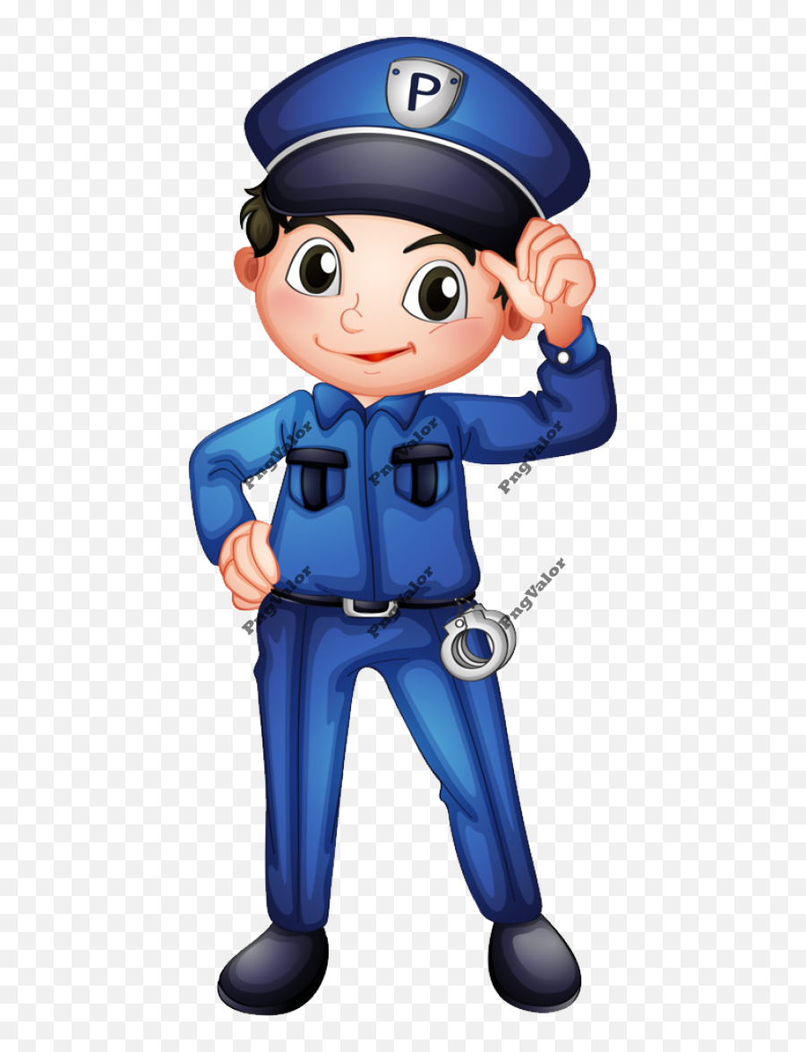 Police Officer Clipart Png - Community Helpers Clipart Police Emoji,Police Officer Clipart