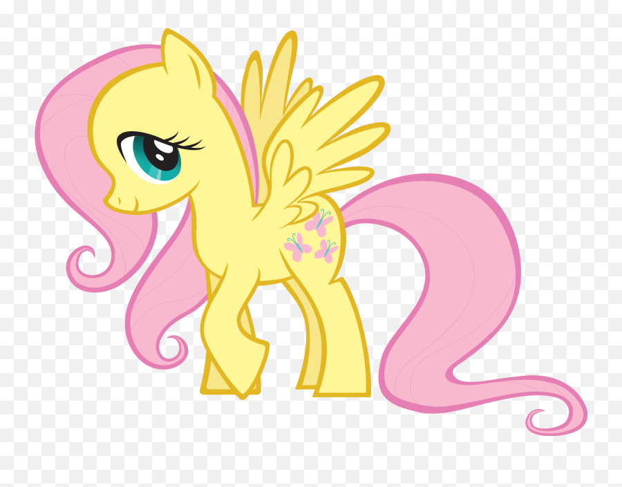 Fluttershy Rainbow Dash Pinkie Pie Pony Rarity - Pony Png Emoji,My Little Pony Transparent Background