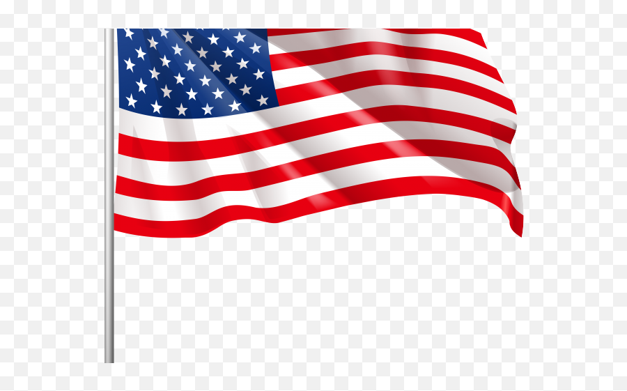 Usa Flag Clipart Png Transparent Png - Transparent Background Usa Flag Png Emoji,American Flag Png