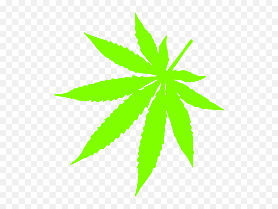 Free Weed Leaf Clip Art - Weed Leaf Emoji,Weed Clipart