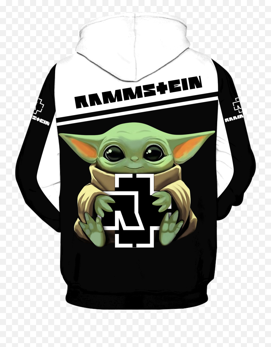 Rammstein Baby Yoda New Full All Over Print K1388 - Trendy Emoji,Yoda Transparent Background