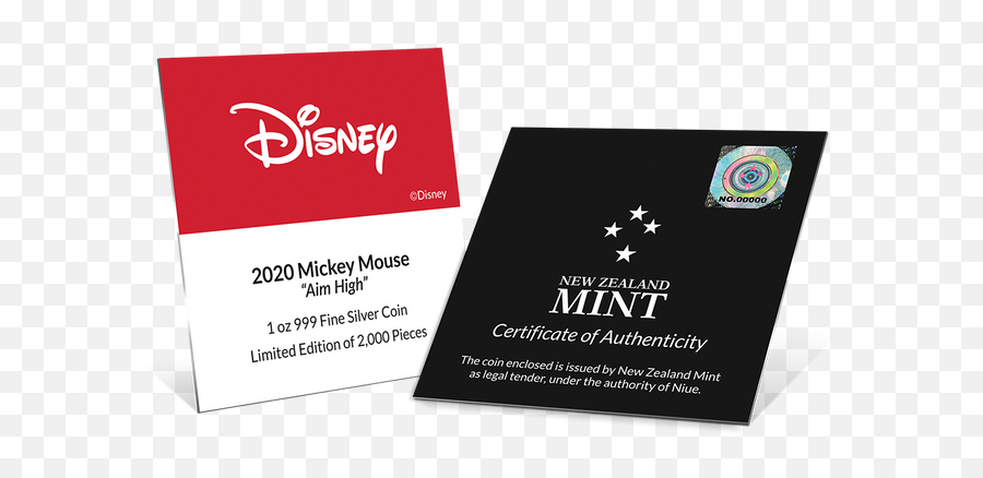 Disney Mickey Mouse 2020 U2013 Aim High 1oz Silver Coin Emoji,Mickey Ears Logo