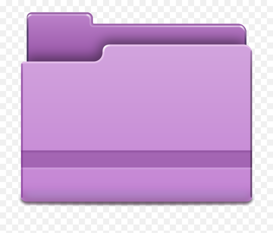 Fileoxygen480 - Placesfoldervioletsvg Wikimedia Commons Emoji,Transparent Folder