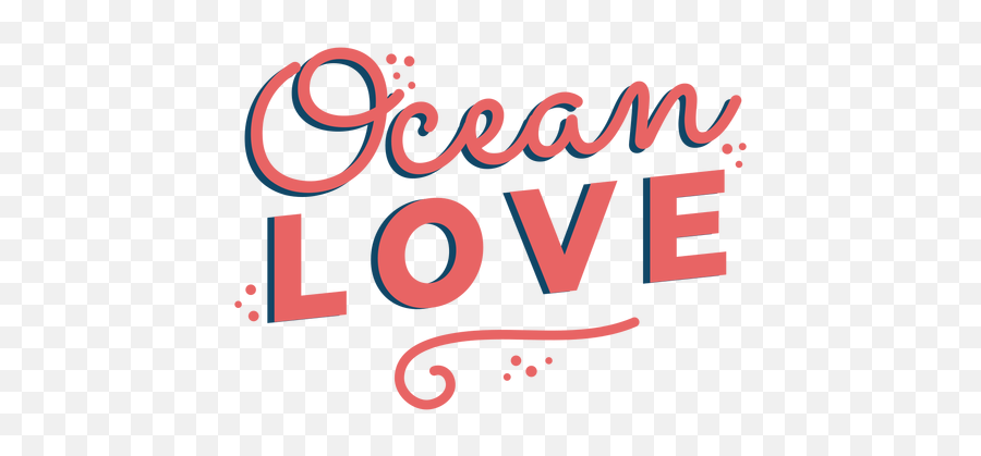 Ocean Lettering Ocean Love - Transparent Png U0026 Svg Vector File Dot Emoji,Ocean Png