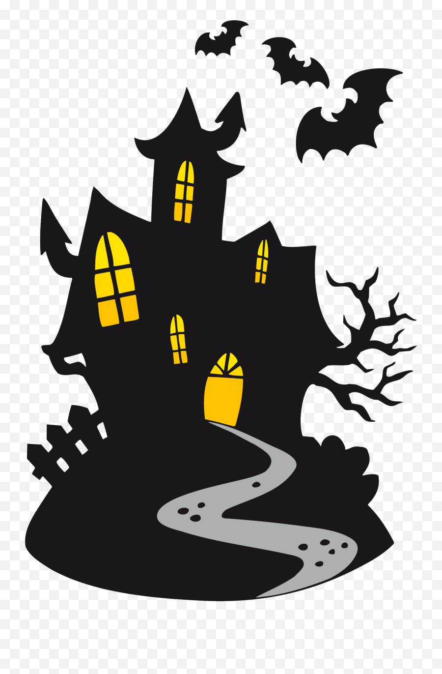 Google Image Result For Httpscdnclipartemail - Haunted Castle Clipart Emoji,Halloween Clipart Free
