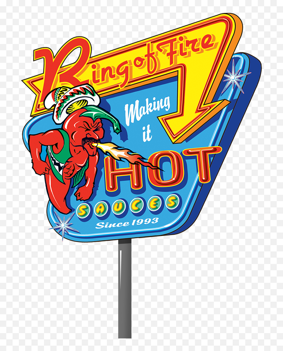 Ring Of Fire - Mike And Diane Hot Sauce Png Emoji,Fire Logo