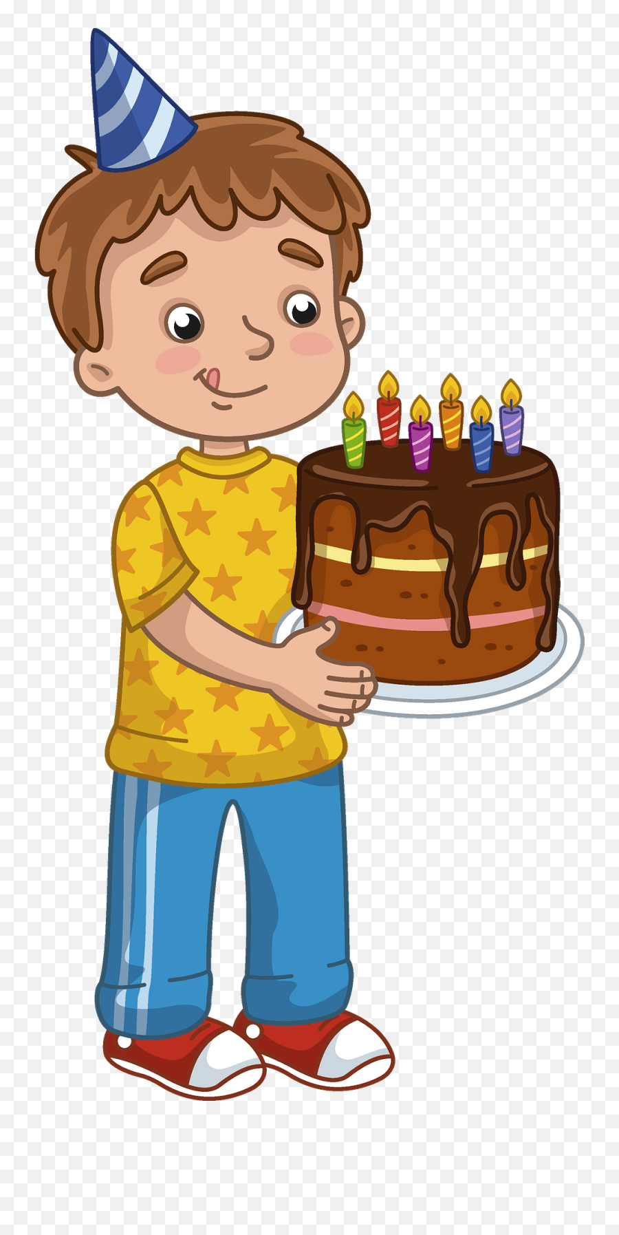 Birthday Boy Clipart Free Download Transparent Png Creazilla - Clipart Image Of A Birthday Boy Emoji,Boy Clipart