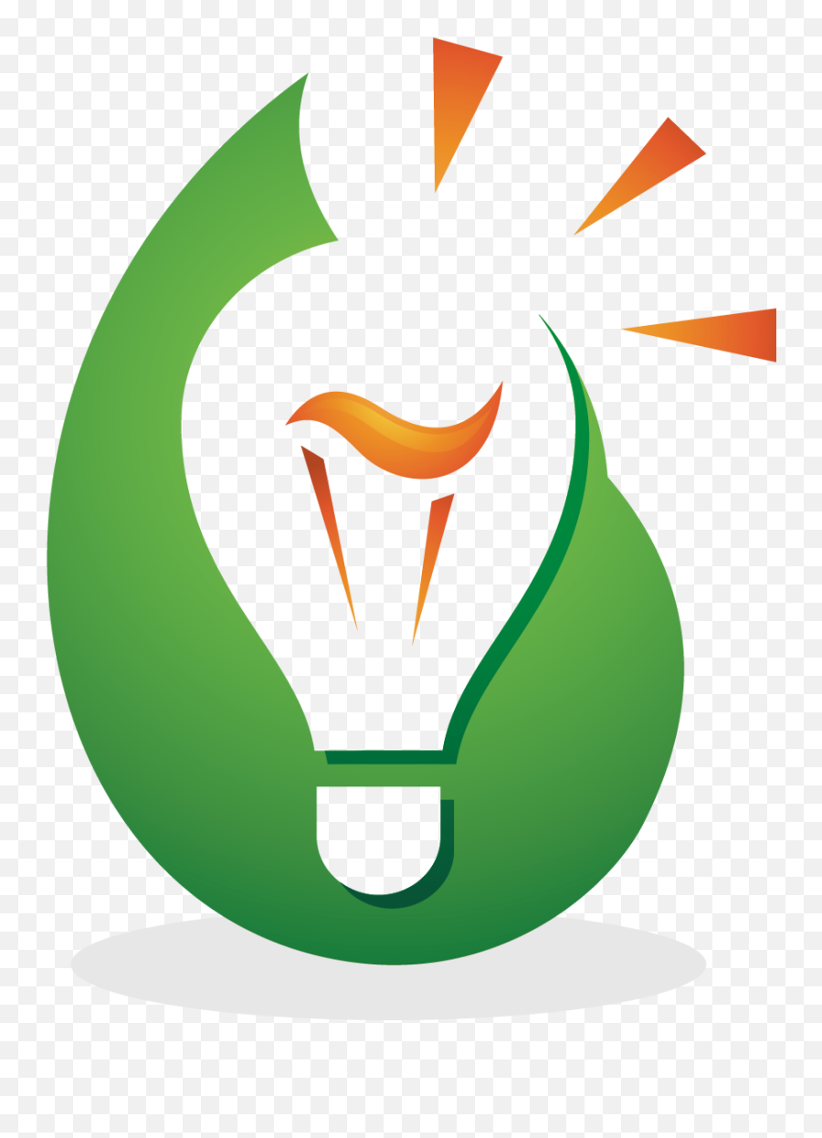 Lightbulb Clipart Green Lightbulb Green Transparent Free - Happy Emoji,Lightbulb Logo