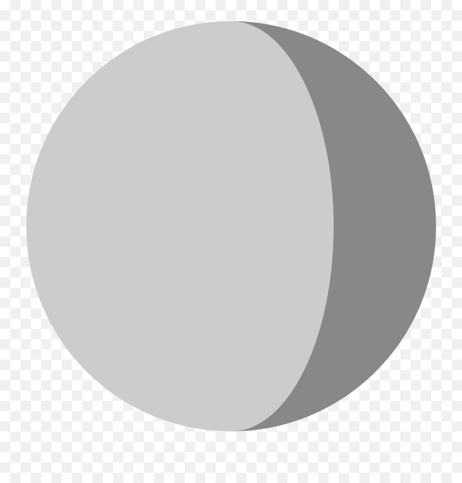 Filegibbous - Crescenthalfellipseincirclesvg Wikipedia Emoji,Half Circle Png