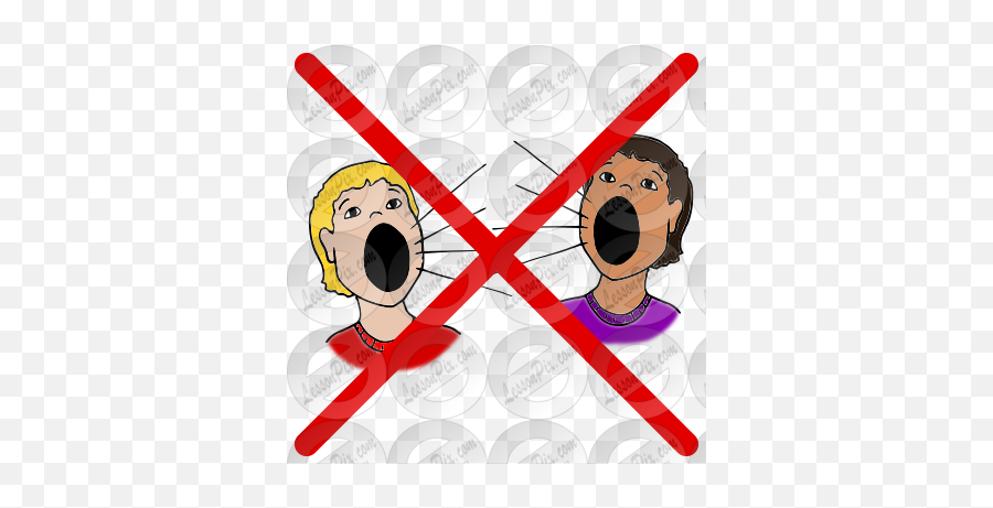 Do Not Yell Picture For Classroom - For Adult Emoji,Yelling Clipart