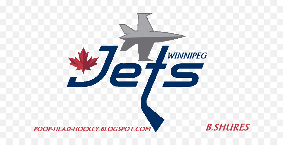 Poop Head Hockey Jets Logos - Winnipeg Jets Emoji,Jets Logo