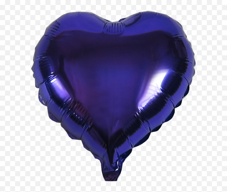 Heart Shape Balloon 10 Purple - Girly Emoji,Heart Shape Png