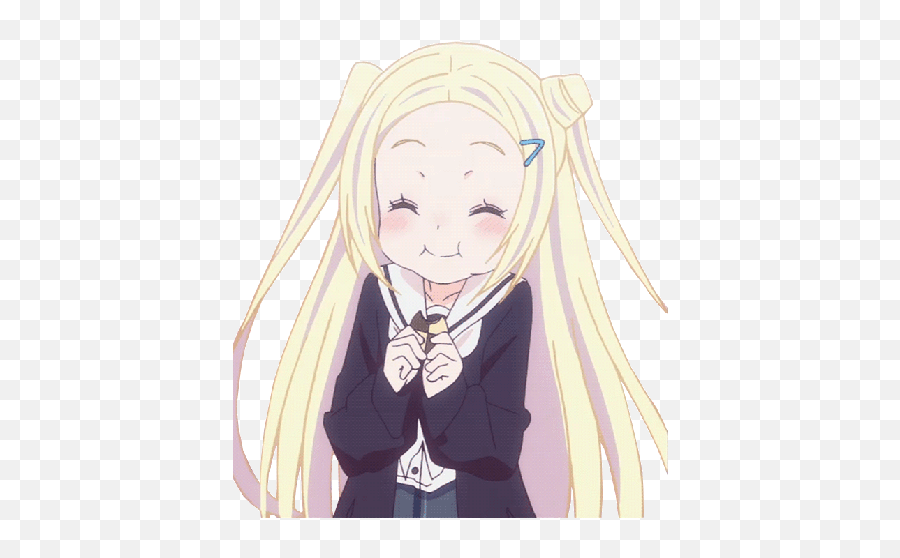 Transparent Happy Anime Girl Gif - Novocomtop Anime Transparent Animated Gif Emoji,Anime Girl Gif Transparent