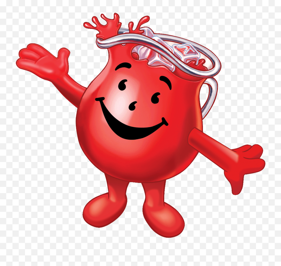 Red - Kool Aid Man Emoji,Chicago Bulls Logo Upside Down