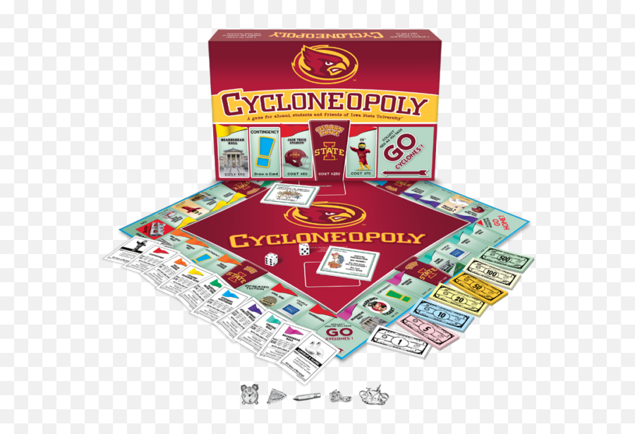 Cyclone - Opoly An Iowa State University Themed Monopoly Monopoly Emoji,Monopoly Png