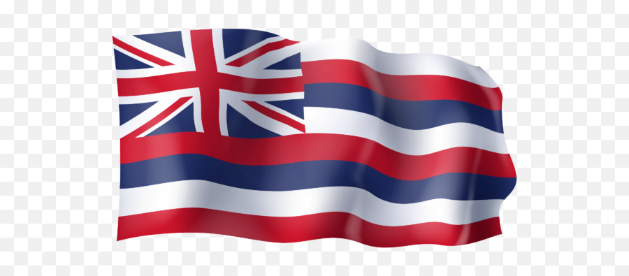 Waving Flag Of Hawaii Graphic - Hawaii Flag Emoji,Usa Flagge Clipart