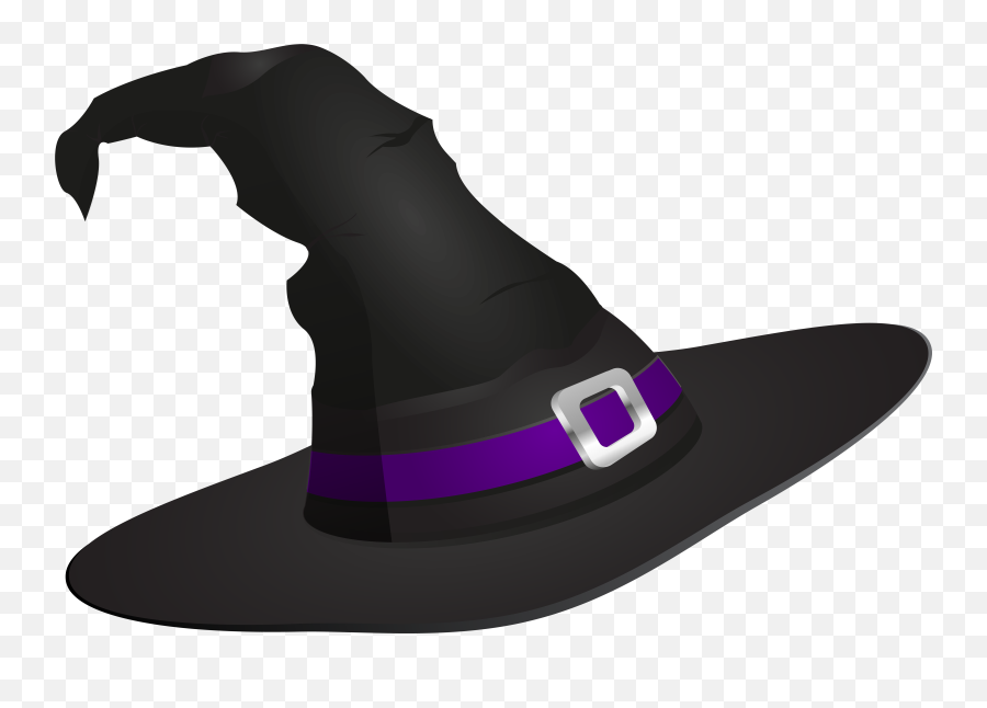 Transparent Background Witch Hat Clip Emoji,Witch Hat Clipart Black And White