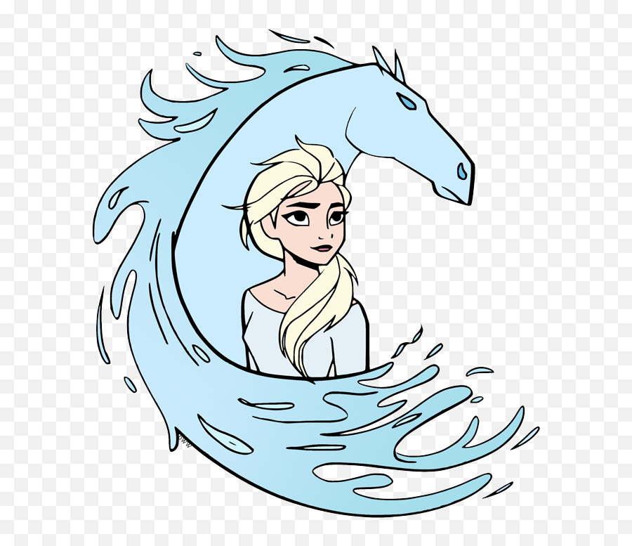 Frozen 2 Clip Art - Frozen2 Nokk Coloring Page Emoji,Frozen Clipart