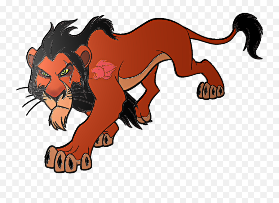 Lion Guard Scar By Tajgon01 - Scar Lion King 1024x723 Emoji,Lion Guard Png