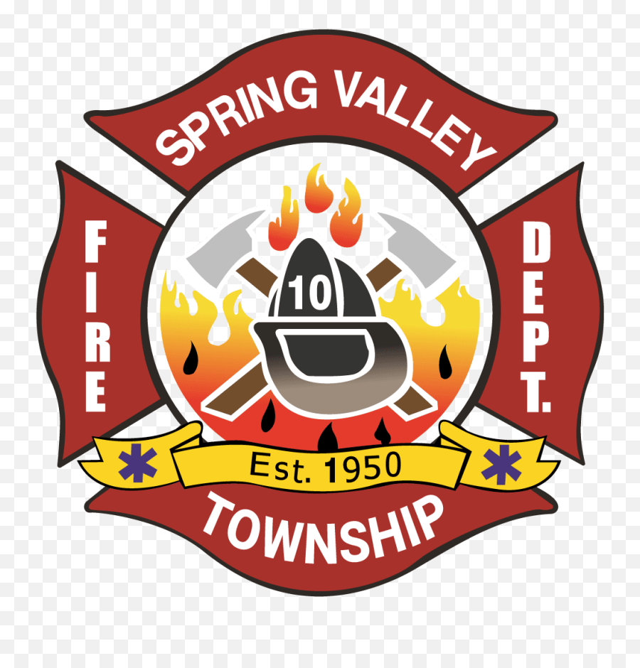 Fire Department - Spring Valley Township Emoji,Firemen Logo