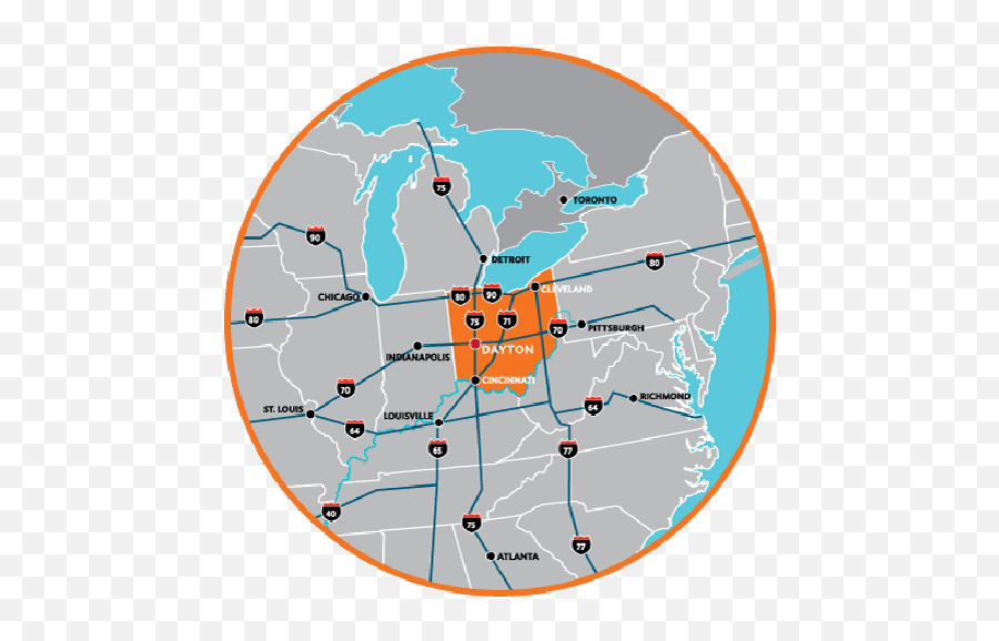 Logistics And Distribution Dayton Development Coalition Emoji,Ohio Outline Png