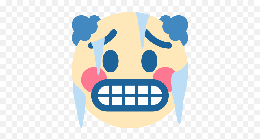 Emoji Remix On Twitter Cold Clown Face - Dot,Clown Emoji Png