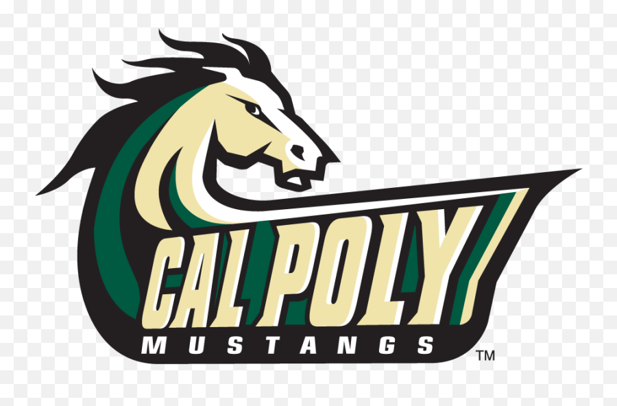 Cal Poly Mustangs Primary Logo - Ncaa Division I Ac Ncaa Emoji,Mustangs Clipart