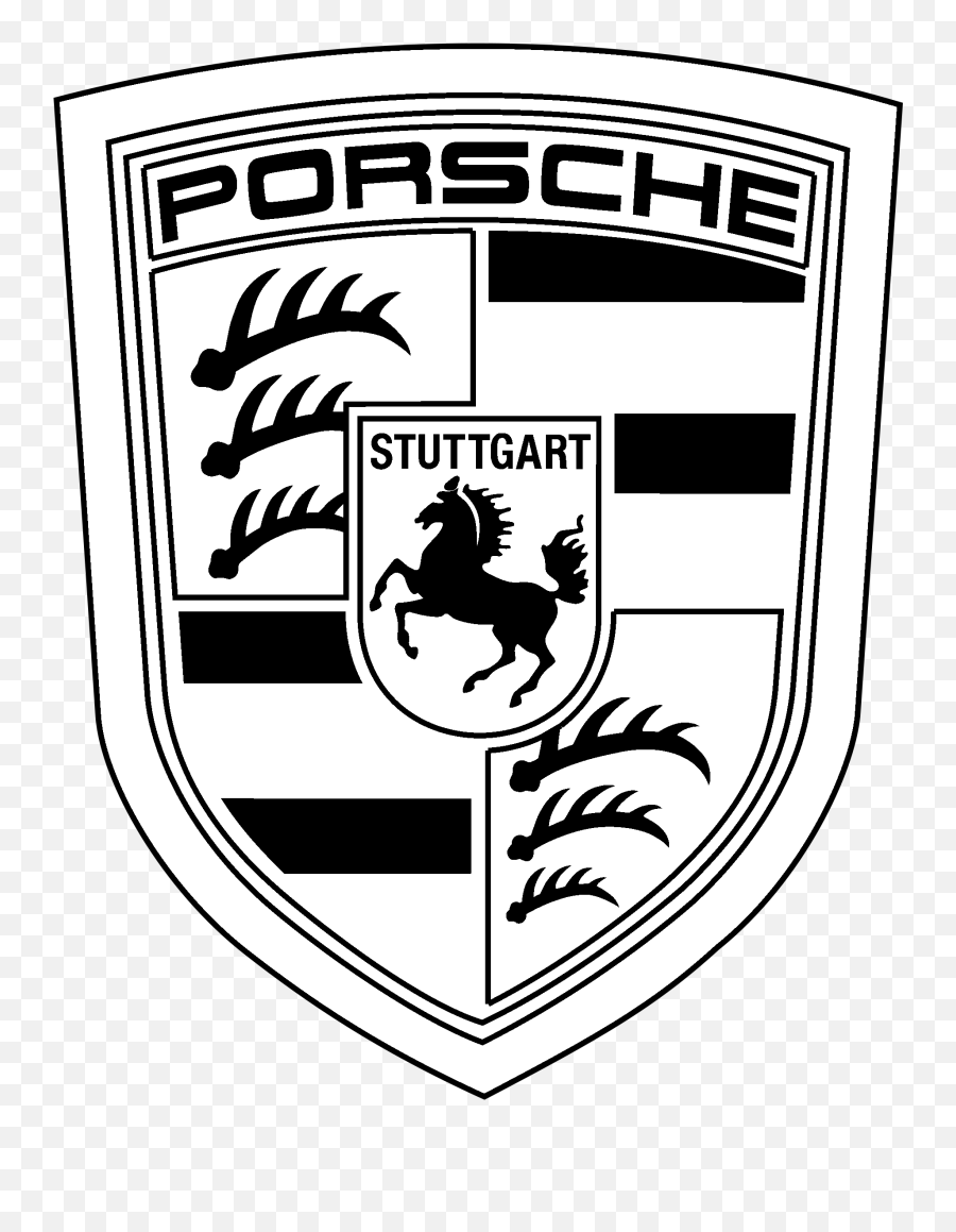 Logo Porsche Png - White Transparent Porsche Logo Emoji,Car Logo