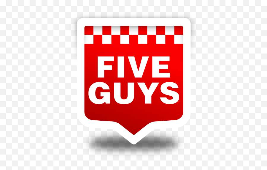 Download Five Guys Logo Png Png Image - Five Guys Emoji,Five Guys Logo
