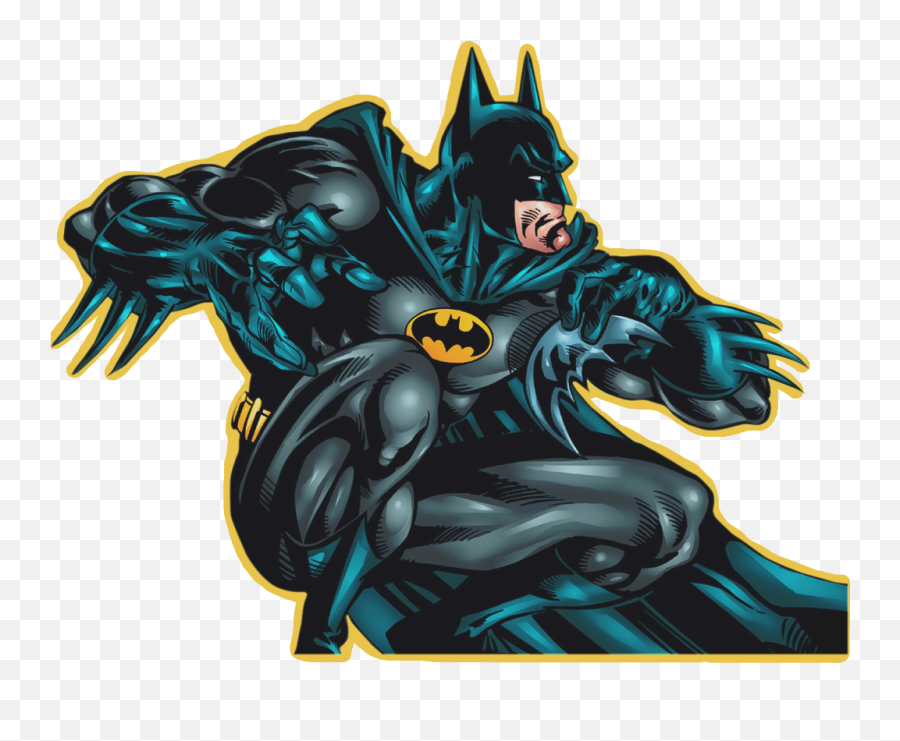 Ftestickers Superheroes Batman Sticker By Sephiroth - High Resolution Batman Png Emoji,Batman Logo Outline